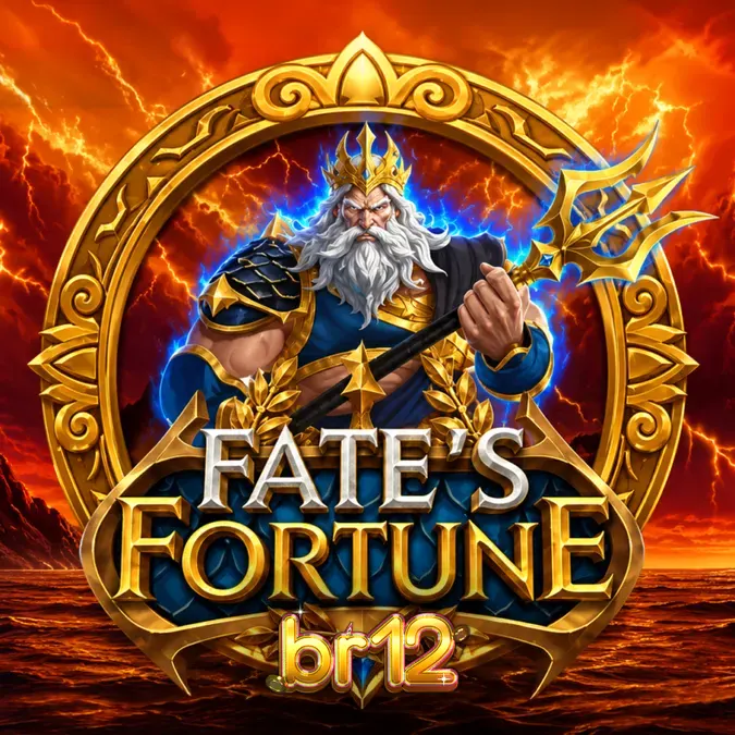 Interface do jogo de slot Fate's Fortune com temática de mitologia grega